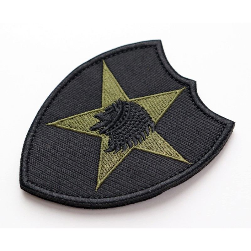 Patch US Army 2nd Infantry Division (Symbol/Crest), Velcro (Velcro/Velcro) Detachable