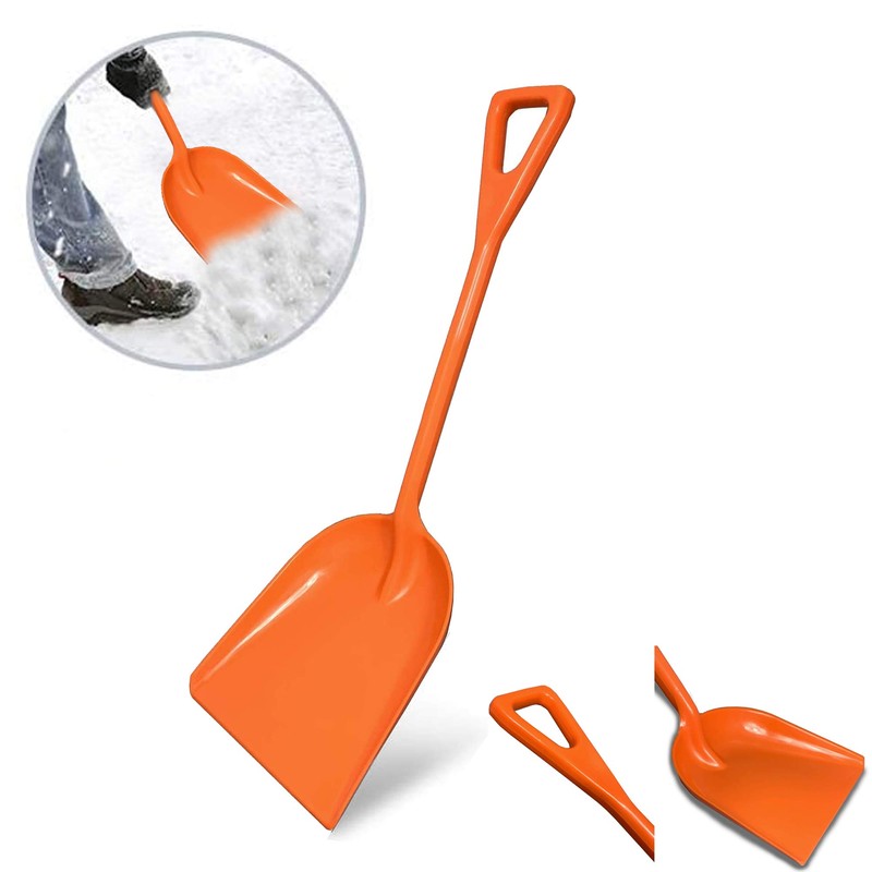 Ashman Plastic Snow Shovel with Durable Multi-Purpose Snow Plastic Shovel.