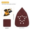 Pack of 50 Sandpaper Triangle Sanders, 80 Grit 12-Hole Sanding