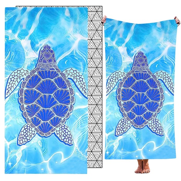Microfibre Beach Towel, 180×90cm Sand Free Quick Dry Beach Towel