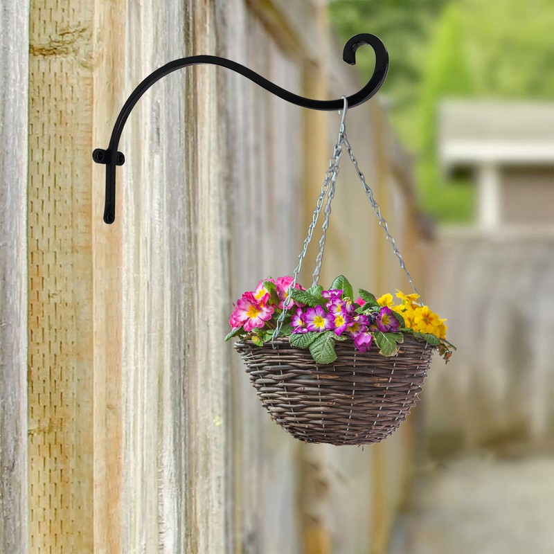 Hourleey 2 Pack Plant Hanger Outdoor, 12 Inch Heavy-Duty Hanging