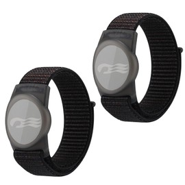 Orisell 2 Packs Princess Cruise Medallion Holder,Compatible For Princess Cruise Medallion,Breathable Hook&Loop Nylon Sport Style (Black-Black)