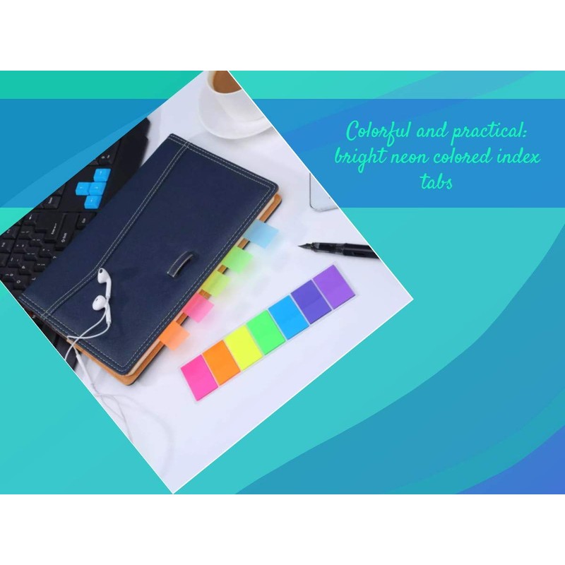 1InTheOffice Page Markers, Page Markers Tabs, Tabs for Notebooks, Sticky