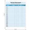 Patient Sign-in Label Forms Bilingual (English/Spanish), 8-1/2" x 11" Form,
