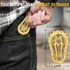 Golden Metal Chain Wheel Cube Chain Gears Linking Bicycle Chain