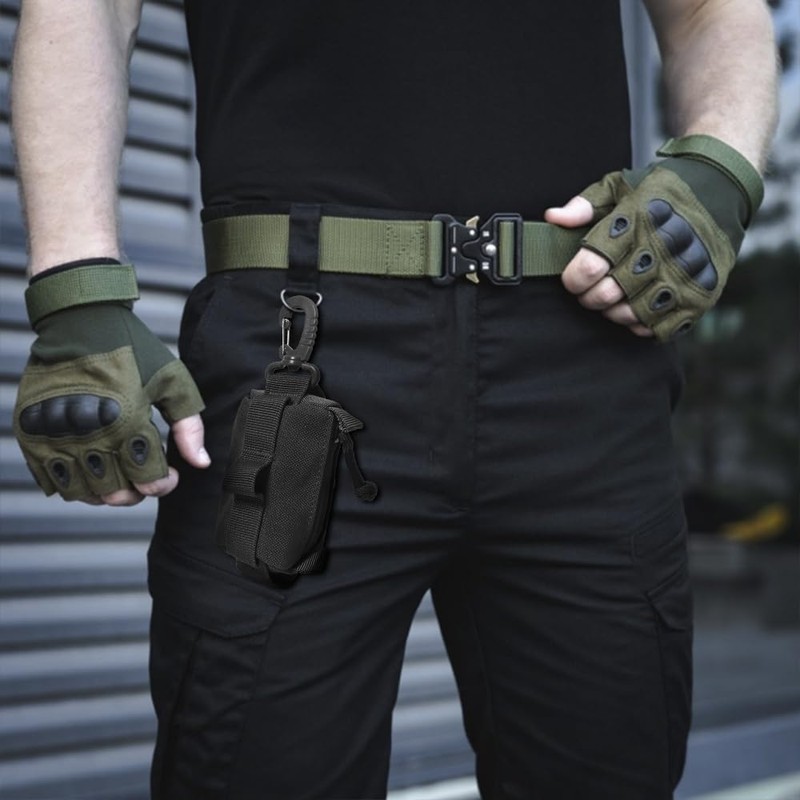 Utility EDC Bag, Tactical Keyring Purse, Molle Bag, Compact Accessories