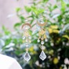KEINIA Suncatchers Hanging Crystals for Windows, Sun,Moon and Star Hanging