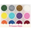 Princess-style Glitter for Nail & Resin (Spill Resistant), 12pcs/set