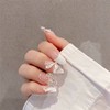 24 Pcs Sheer, Sheer, Women's, Butterfly Closure, Decoration, Nail Jewelry,