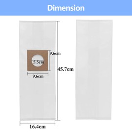 Tomkity 9 Packs Type Y Z HEPA Cloth Vacuum Bags Compatible with Hoover Windtunnel Vacuum AH10040 4010801Y 4010100