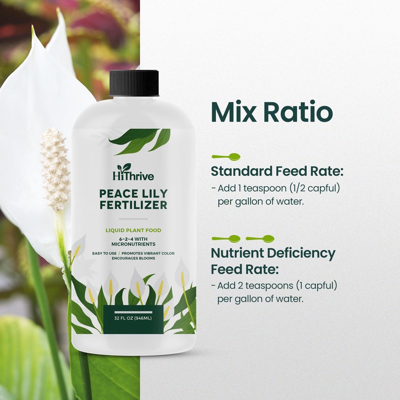 32oz Peace Lily Plant Indoor Live Fertilizer - Makes 192