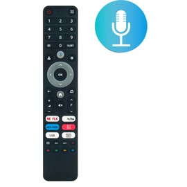 VINABTY Replacement voice remote control suitable for OK. TV, compatible models: OTV 43AU-5023C, OTV 40GF-5023C, OTV 50AU-5023C, OTV 32H-5023C, OTV43AU-5023C, OTV50AU-5023C, OTV40GF-5023C,