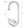 Quick Link Locking Carabiner Clip Big Oval Shape Large Tow