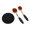 Kit de Brocha Aplicadora Protector Solar Cerdas Suaves con Tapa