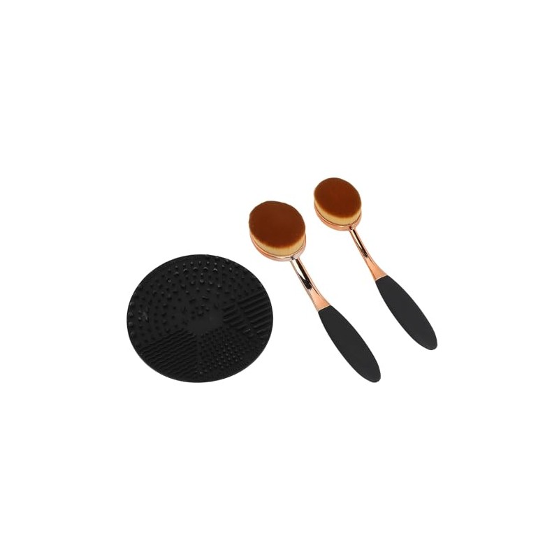 Kit de Brocha Aplicadora Protector Solar Cerdas Suaves con Tapa