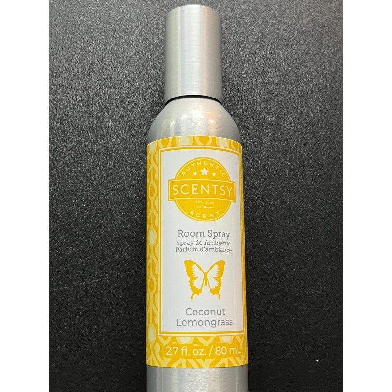 Scentsy Room Spray Coconut Lemongrass 2.7 fl. oz.
