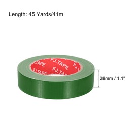 sourcing map Cloth Bookbinding Repair Tape Roll 1.1 Inch x 45 Yards Green