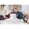 Utopia Bedding Utopia Bedding White 300GSM Fleece Blanket (Queen Size