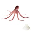 COMOK Lifelike Silicone Artificial Moving Floating Octopus Ornament with Suction