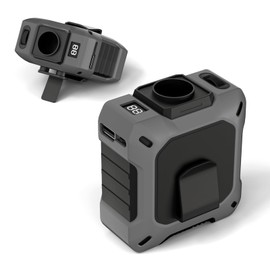 ViSSKO Belt Fan, Powerful Belt Fan, 2025 Model & 5 in 1 Device, 1-100 Wind Speed Adjustable, 8,000 mAh, Large Capacity, 26 Hours Operation, 18850 RPM, Brushless Motor, LED Residual Power, Wind Speed