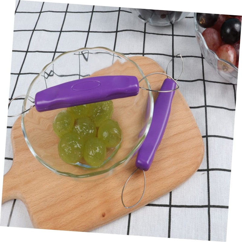 DOITOOL 2pcs Grape Peelers Stainless Steel Grape Peeling Tool Double-Headed