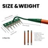 Upgrade The Iron Weeding 7 - Tooth Weeding rake with