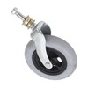 Wheelchair Replacement Wheel Grey 6 Inch PU Inflatable Universal Wheelchair