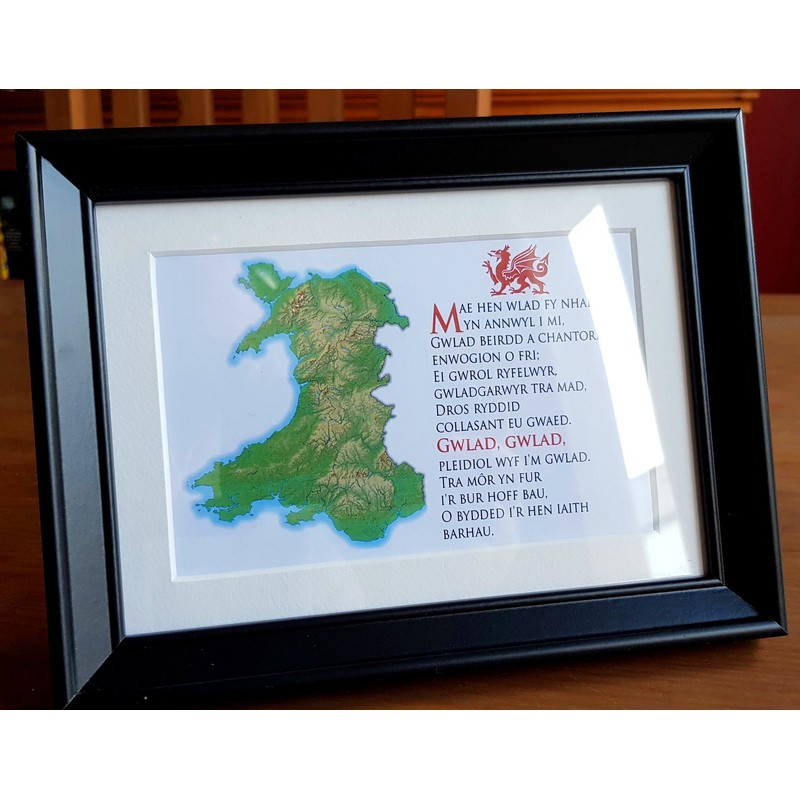 pr Welsh National Anthem Frame