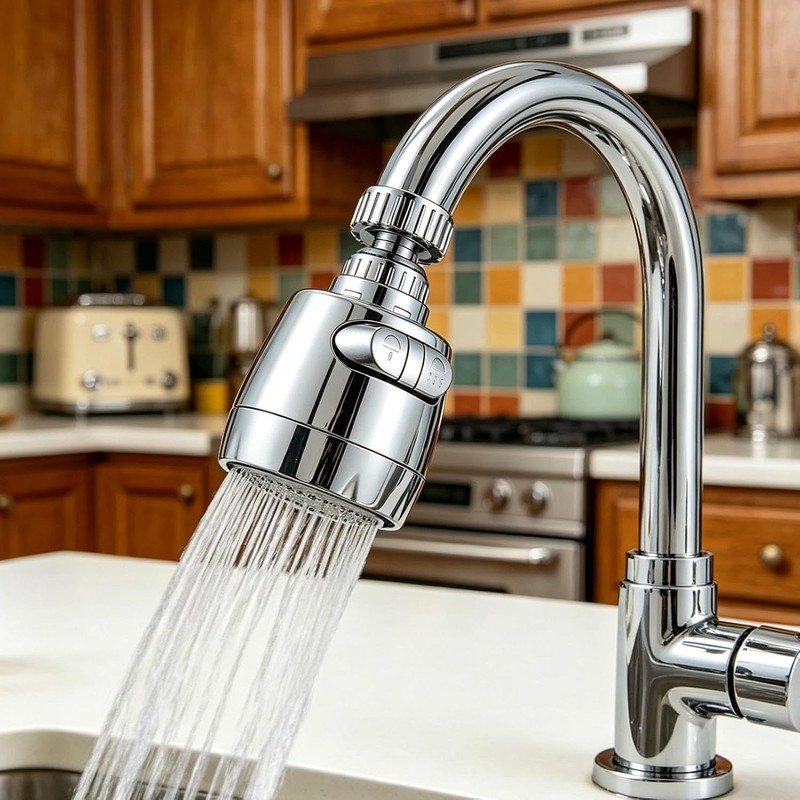 Kitchen Faucet Aerator - 4.72 Inches, ABS Sink Attachment