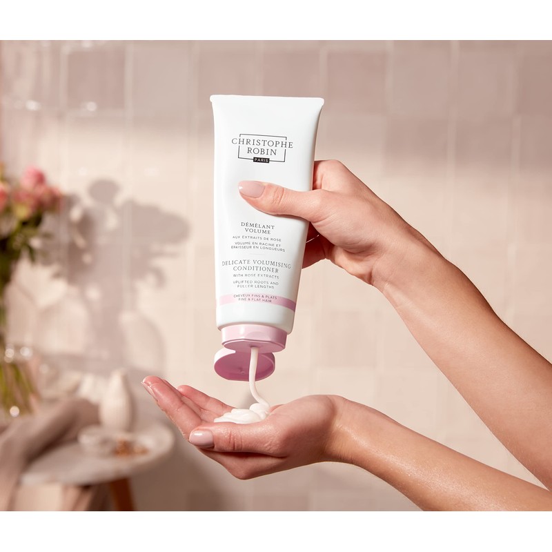 Christophe Robin Delicate Volumizing Conditioner With Rose Extracts for Thin,