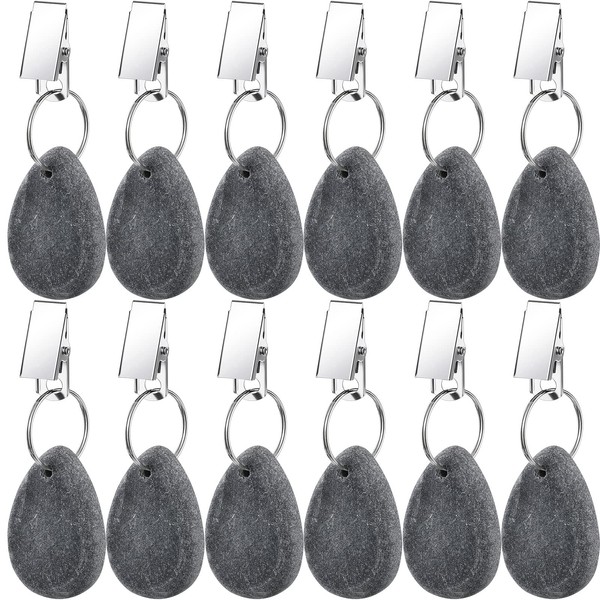 12 Pieces Tablecloth Weights Tablecloth Pendant Teardrop Shape Table Cover