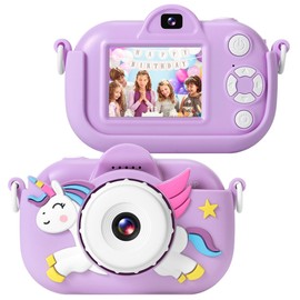 Kids Camera for Toddlers Age 3-5, Kids Digital Camera Toys for Girls, Camera for Kids with 32GB SD Card, 4-8 Year Old Girl Birthday Gifts