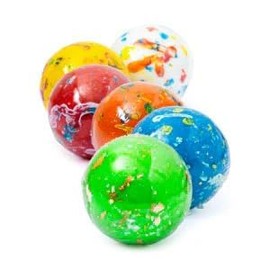 NY Spice Shop Assorted Jawbreakers with Candy Center - 3 Count Hard Long Lasting Candy Bulk - Explosive Centre Filled Candy - 2.25 Inch Assorted Fruit Flavored Candy for Parties, Snack Time and More