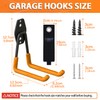 3-H Garage Storagel Hooks 4 Pack,Large Garage Hooks Heavy Duty