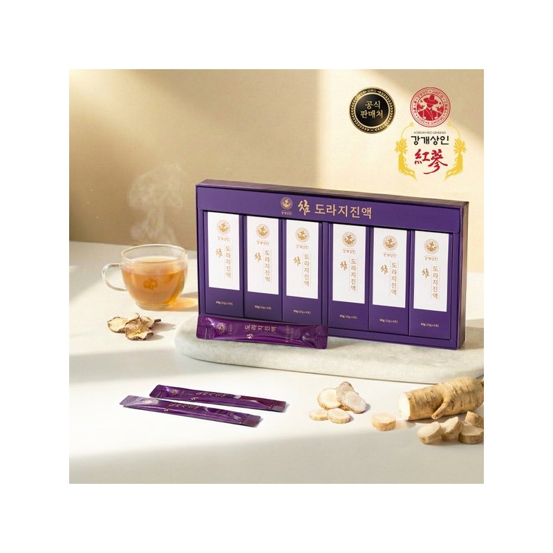 강개상인 참도라지진액(10g x 72포) 3년근 하루 한 포 스틱으로 간편하게