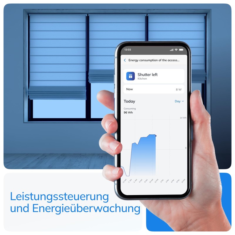 Freedompro Rollladenmodul Mini WC0601-E, Kompakter WiFi Smart Schalter, Hausautomatisierung, Kompatibel