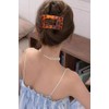 pinzas para el cabello planas medianas para mujer, pinzas rectangulares