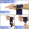 Widzar Wrist Wraps - Support Brace for Weightlifting, Powerlifting, Workout,