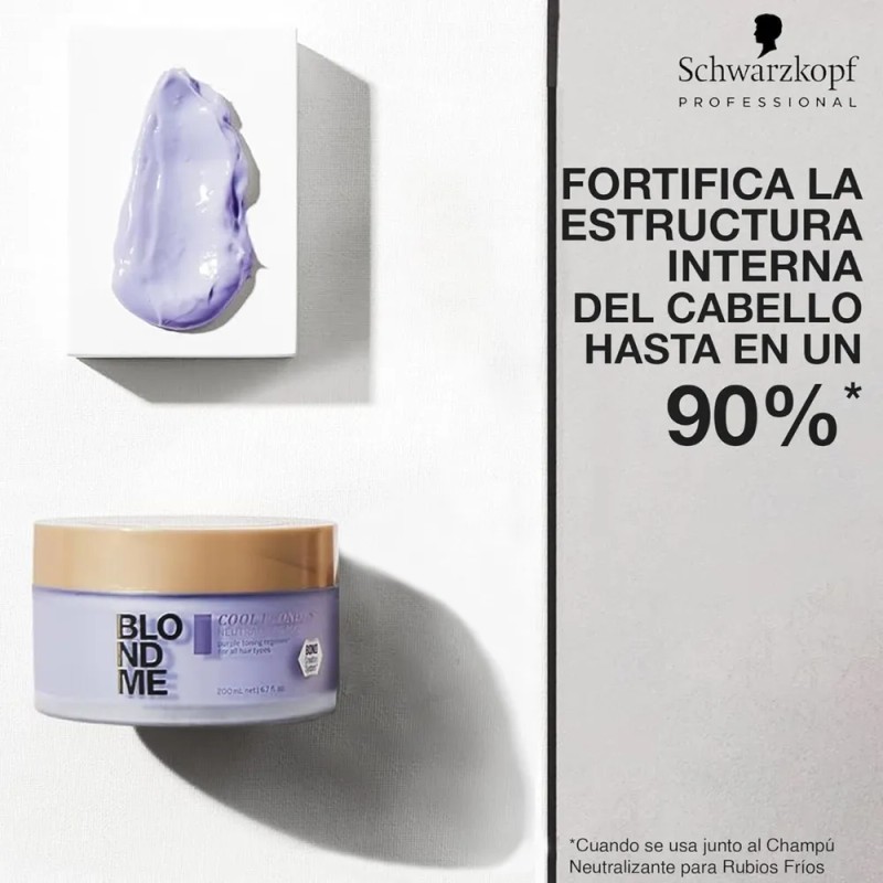 Blondme Cool Blondes Mascarilla Neutralizante Rubios 200 Ml