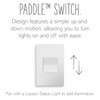 Legrand adorne 15A 1 or 3-Way Paddle Switch with Matching
