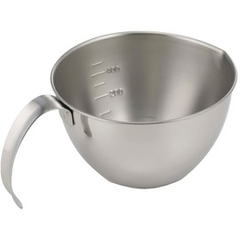 Shimomura Kihan 39783 Bowl, Made in Tsubame Sanjo Japan, Stainless Steel, Scale, Spout, Firm Handle, Food Preparation