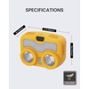 Claymore Heady3 (Yellow) - Rechargeable LED Headlamp with Motion Sensor,