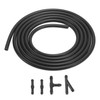X AUTOHAUX Windshield Washer Jet Nozzle Hose Tube Kit 2