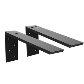 Countertop Support Bracket 2 Pack Heavy Duty Granite Hidden Forward L Shelf Bracket 12" x 6" x 2 1/2" Metal Corbels for Quartz/Wood/Concret/Laminate Countertops