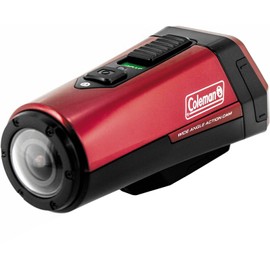 Coleman CX9WP-R AktivSport 1080p HD Action Sports Camera with GPS and Health Stats (Red)