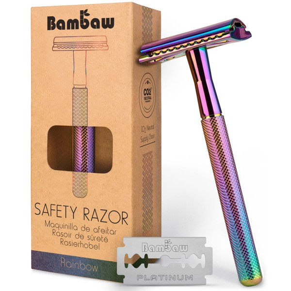 Metal Razor for Men and Women, Classic Razor, Zero Waste,