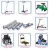 OTFAITP M8 x 32 mm Screws for 2-3-4-Wheel Kid Scoote