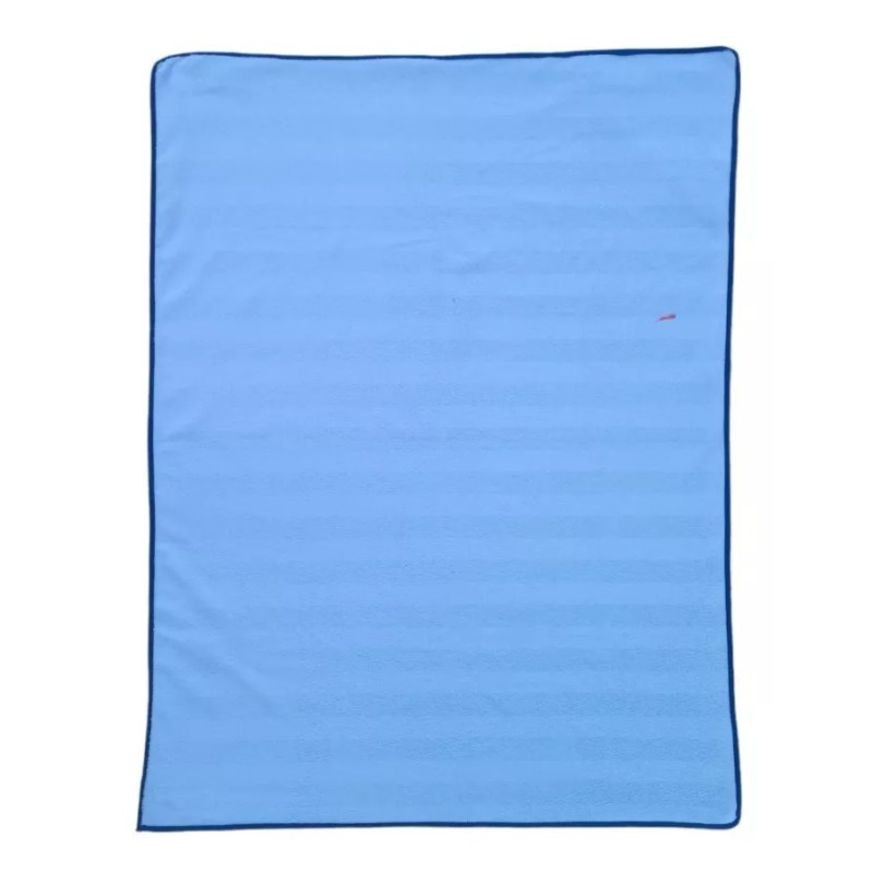Texben 4 Toallas Portabebe Azul Con Diseño A Rayas