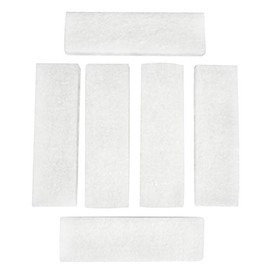 LTWHOME Replacement White Filter Sponges for All Pond Solutions FW-14 Nano Tank (Pack of 6)