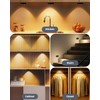 Yiliaw LED Motion Sensor Puck Lights Indoor, Small Rechargeable Under